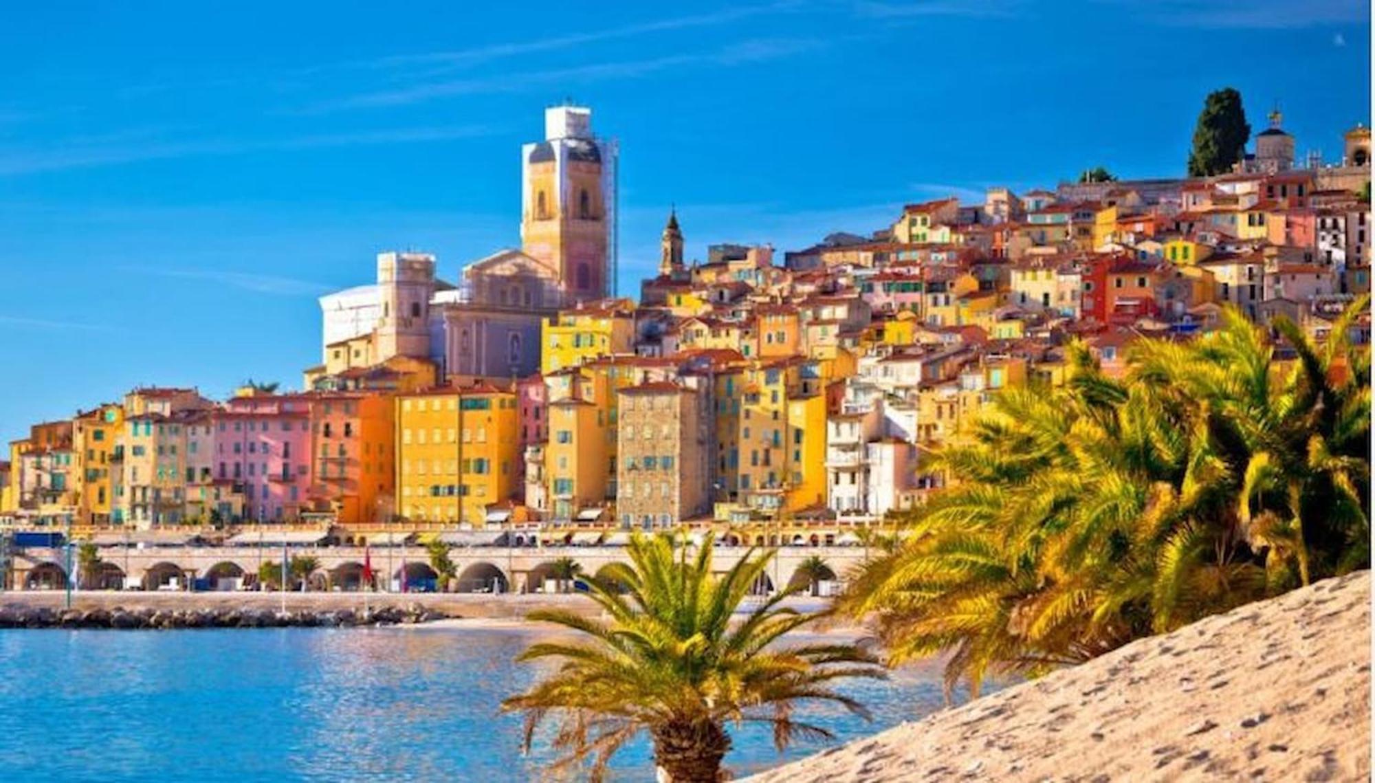 Le Mona Lisa, Vue Mer, Balcon Menton Luaran gambar